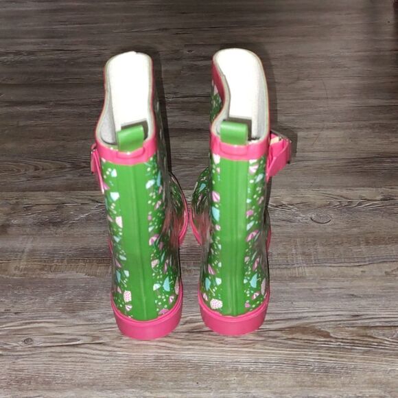 Umbrella Print Rainboots  Sz 8 - Picture 4 of 7
